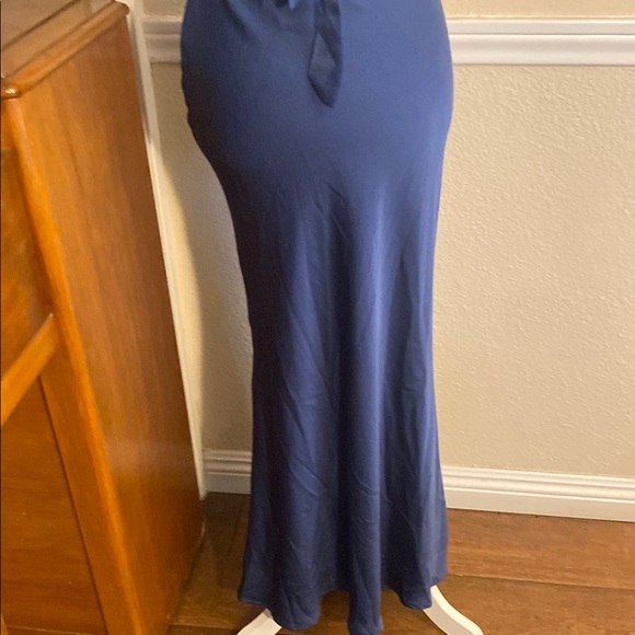 Elegant Navy Blue Haley Maxi Dress - Picture 6 of 10